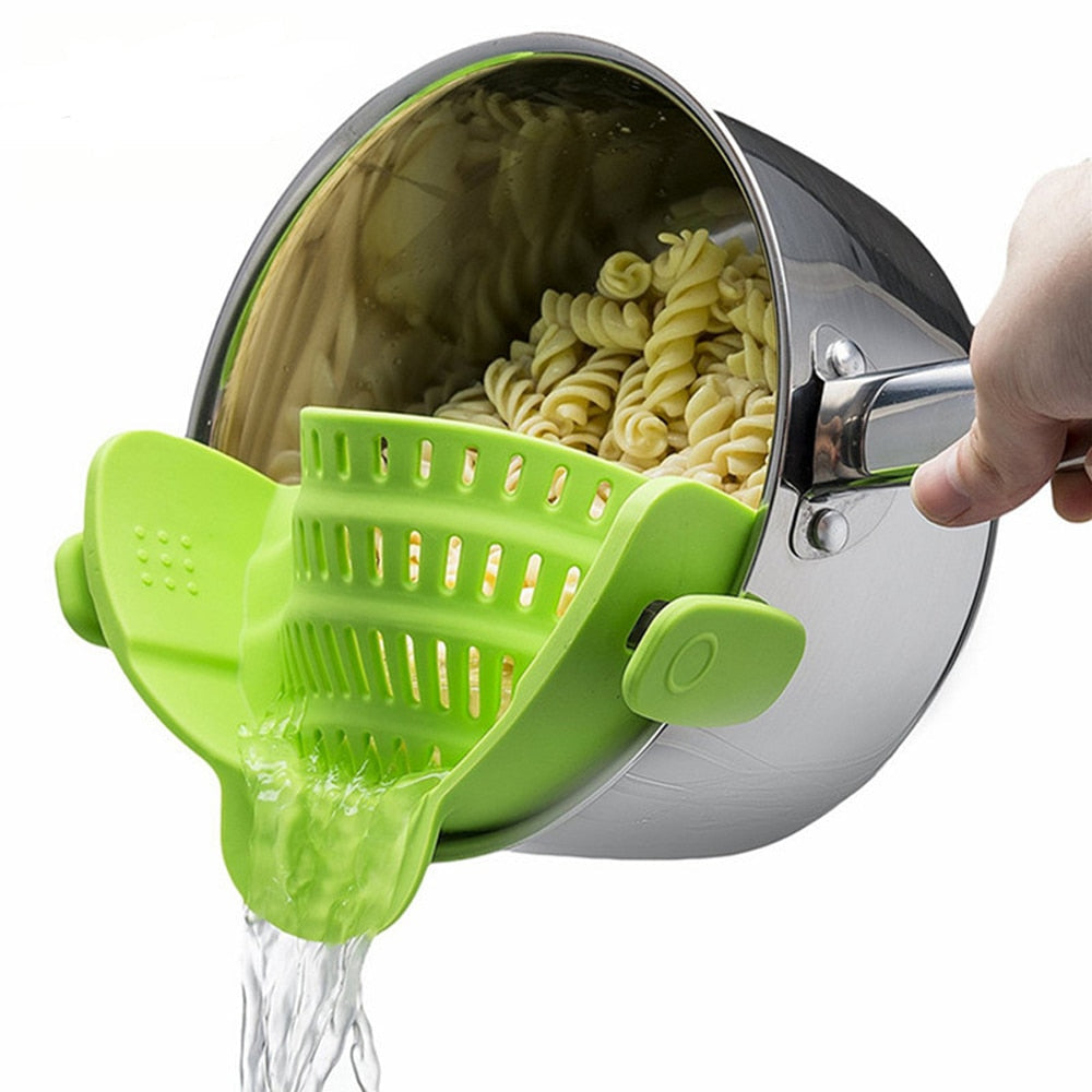 Silicone Kitchen Snap N Strain Filter Metrolina Premiere Solutions