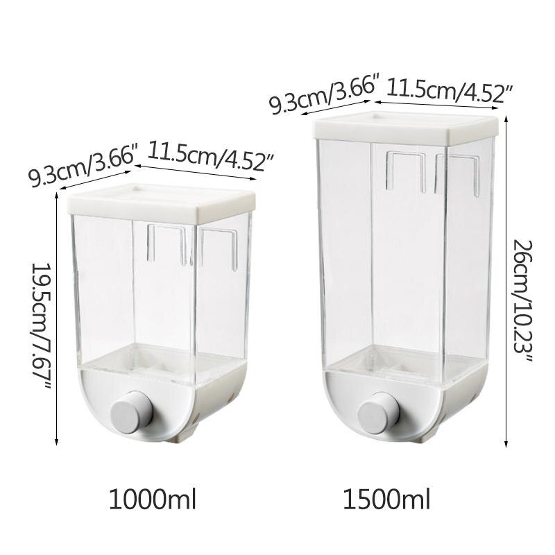 Wall-Mounted Kitchen Multi-Grain Sealed Jars Metrolina Premiere Solutions