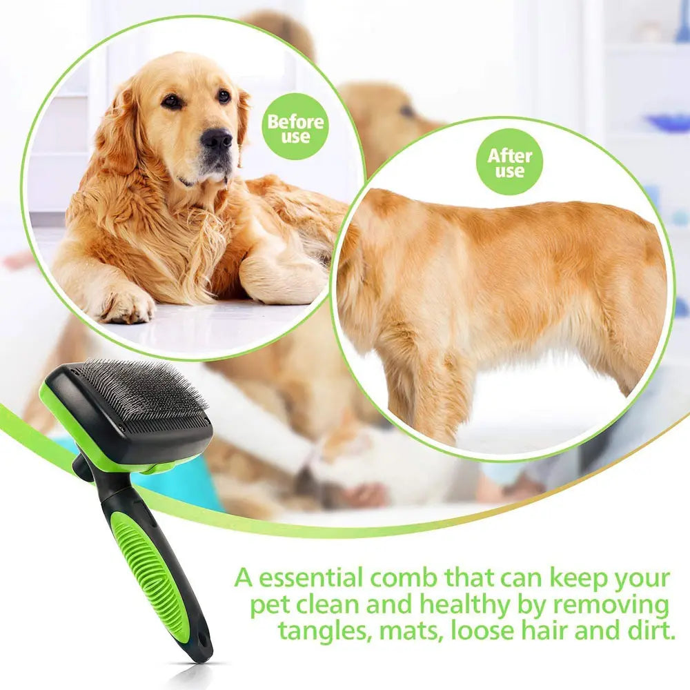 Self Cleaning Dog Brush Metrolina Premiere Solutions