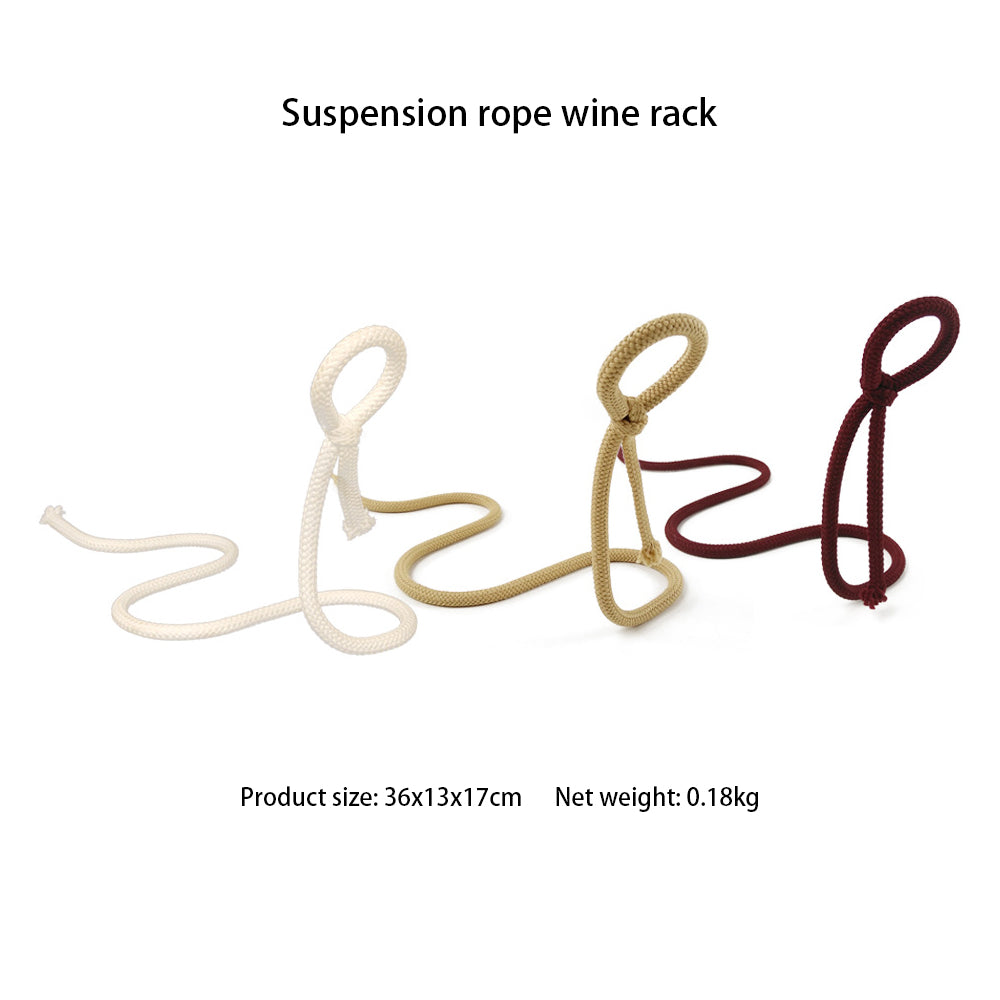 Suspended Rope Wine Bottle Metrolina Premiere Solutions