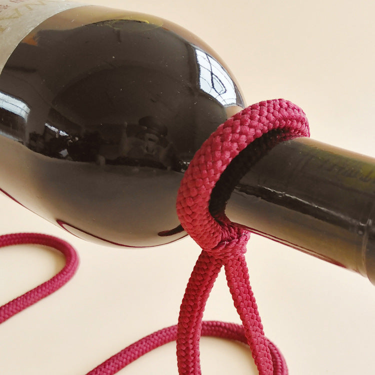 Suspended Rope Wine Bottle Metrolina Premiere Solutions