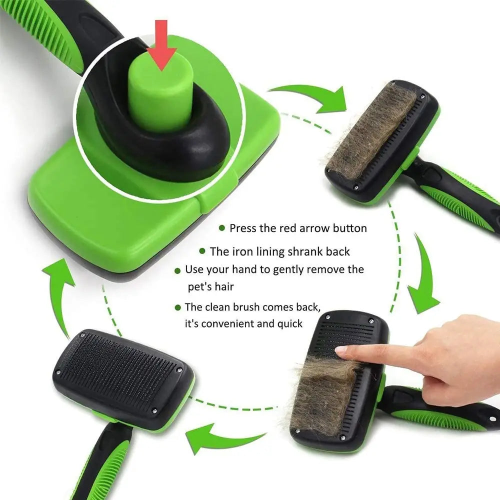 Self Cleaning Dog Brush Metrolina Premiere Solutions