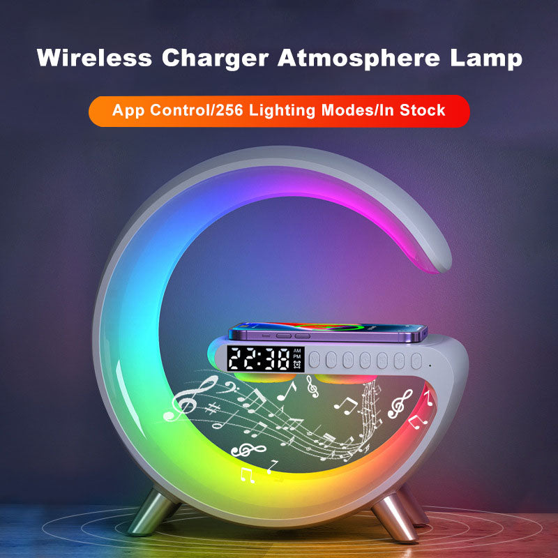 Bluetooth Speaker Wireless Charger Lamp Metrolina Premiere Solutions