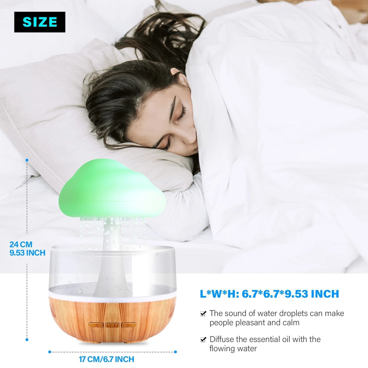 Desktop Rain Cloud Humidifier Metrolina Premiere Solutions