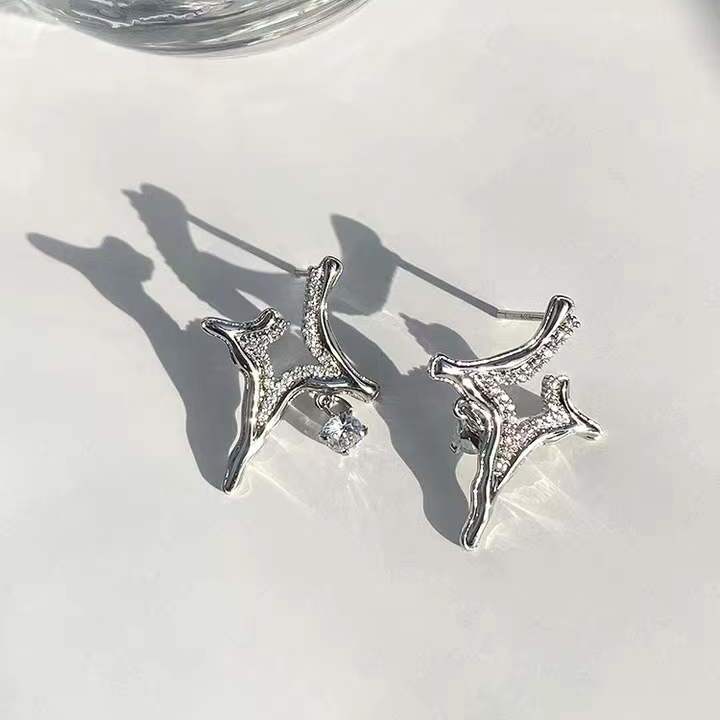 Asterism Rhinestone Earrings Metrolina Premiere Solutions