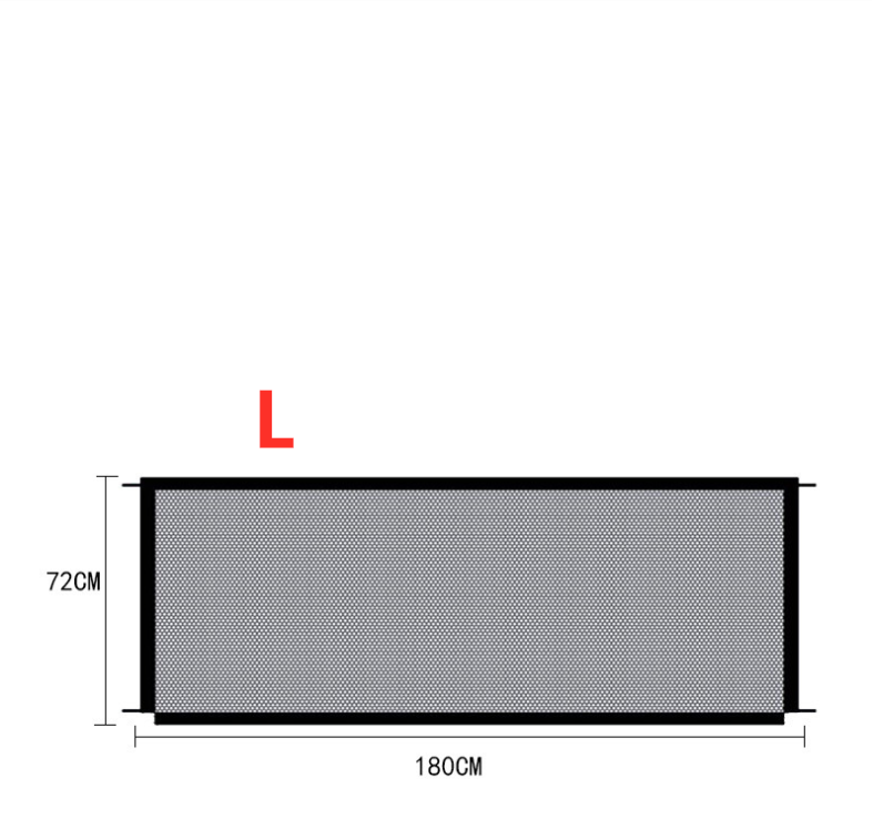 Black Foldable Protection Pet Safety Gate Metrolina Premiere Solutions