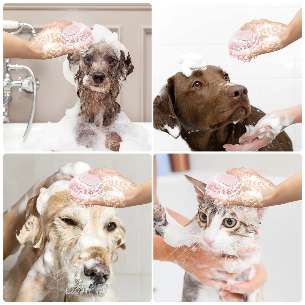 Soft Silicone Dog Brush Metrolina Premiere Solutions