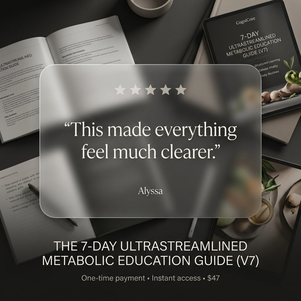THE ULTRASTREAMLINED METABOLIC MASTERY EDUCATION GUIDE