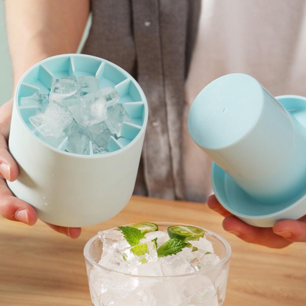 Silicone Cylinder Portable Ice Maker Bucket Metrolina Premiere Solutions
