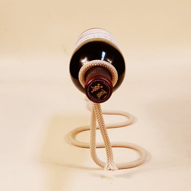 Suspended Rope Wine Bottle Metrolina Premiere Solutions