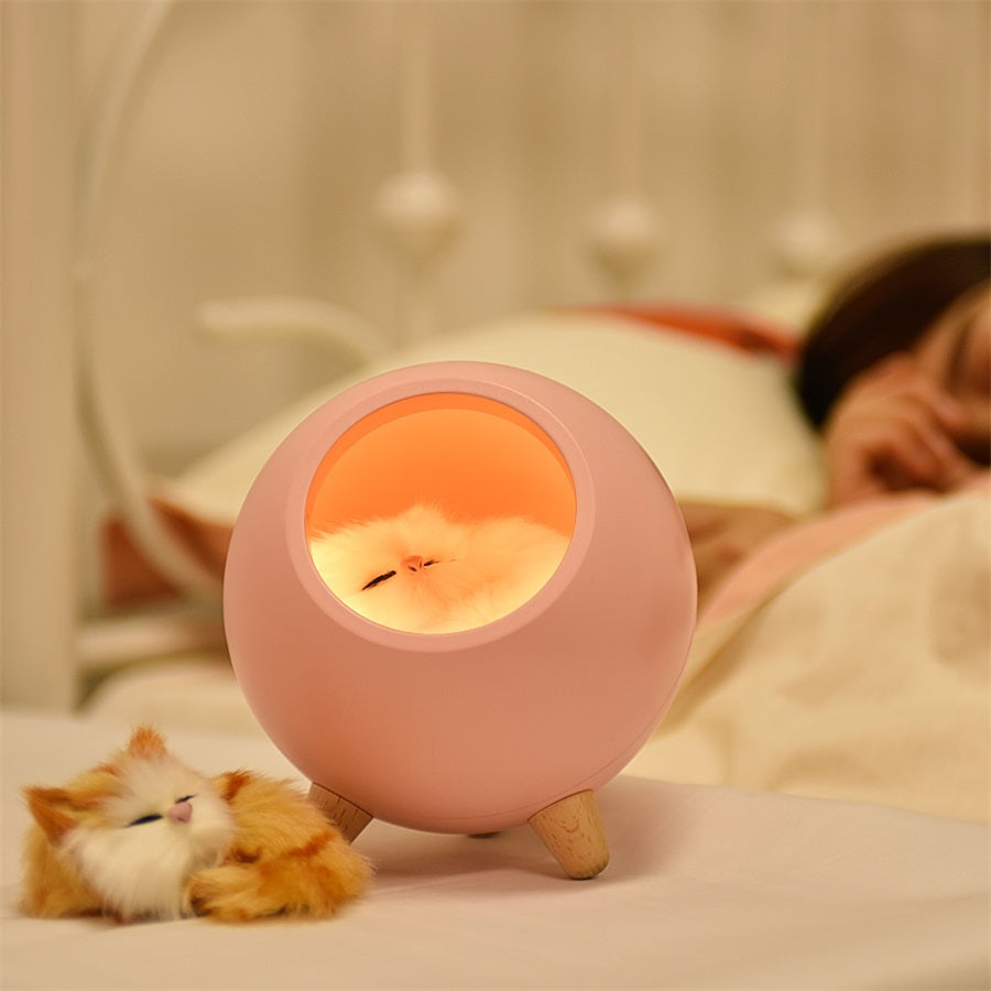 LED Cat Light USB Touch Night Llight Bionic Cat Stepless Dimming Atmosphere Night Light Room Decoration Lamp Holiday Gift Metrolina Premiere Solutions