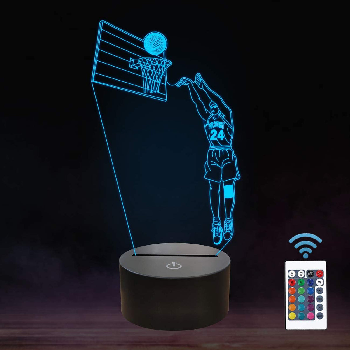 Basketball 3D Lamp Metrolina Premiere Solutions