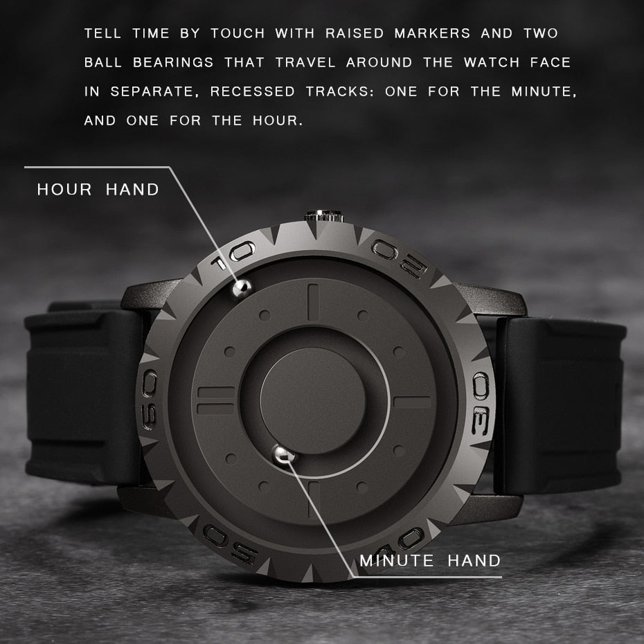 Iron Ball Magnetic Pointer Men's Watch Metrolina Premiere Solutions