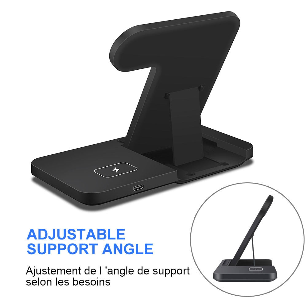 3in1 Wireless Fast Charger Dock Station Metrolina Premiere Solutions