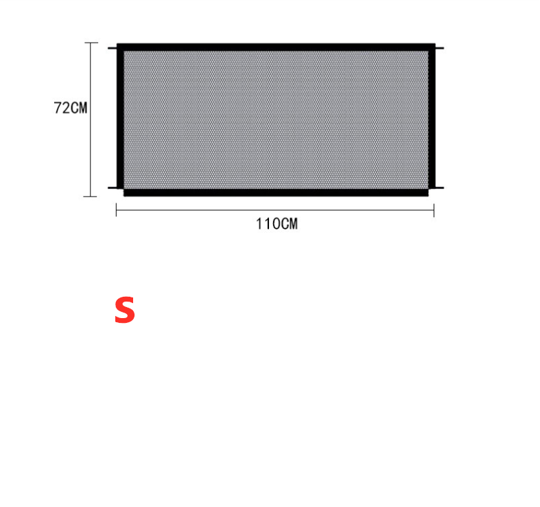 Black Foldable Protection Pet Safety Gate Metrolina Premiere Solutions