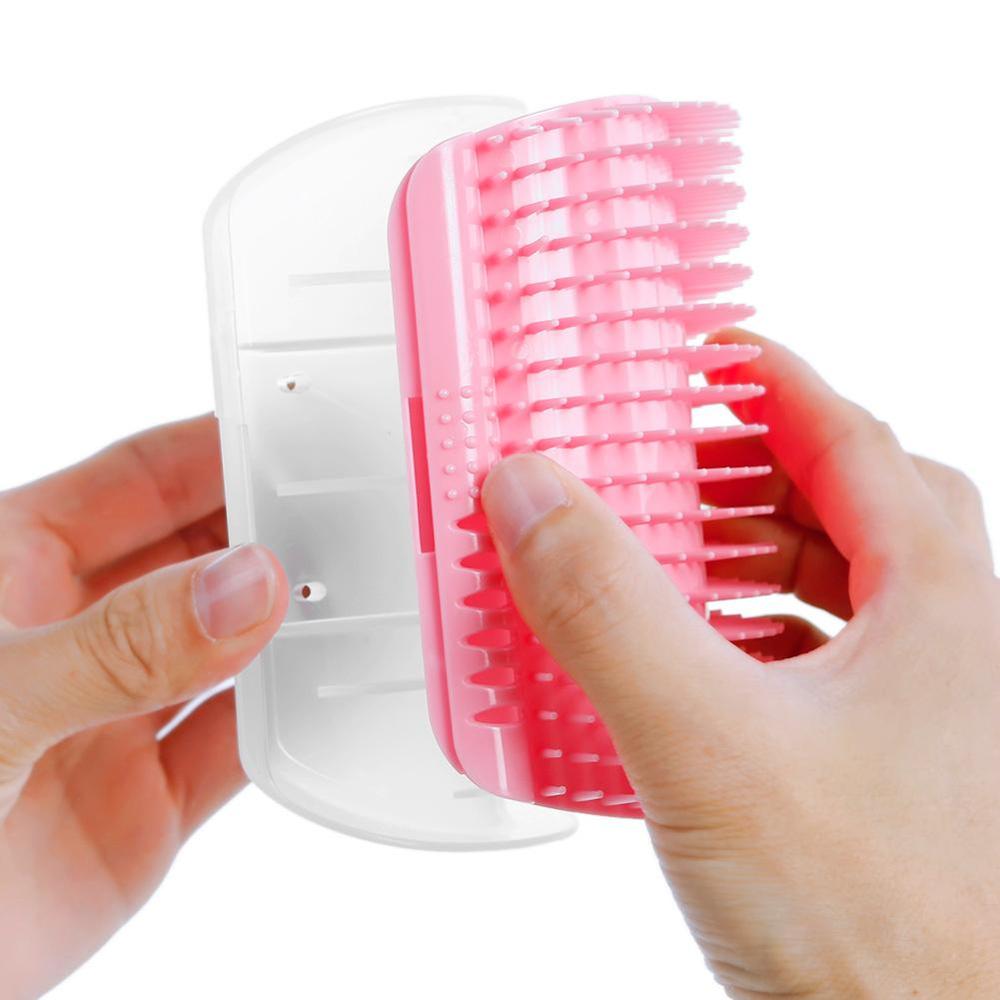 Cat Self Groomer Corner Brush Metrolina Premiere Solutions
