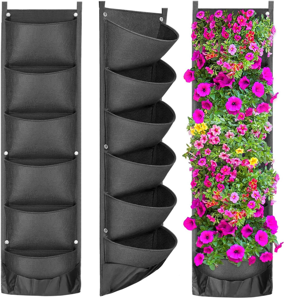 Vertical Hanging Garden Flower Pots Metrolina Premiere Solutions