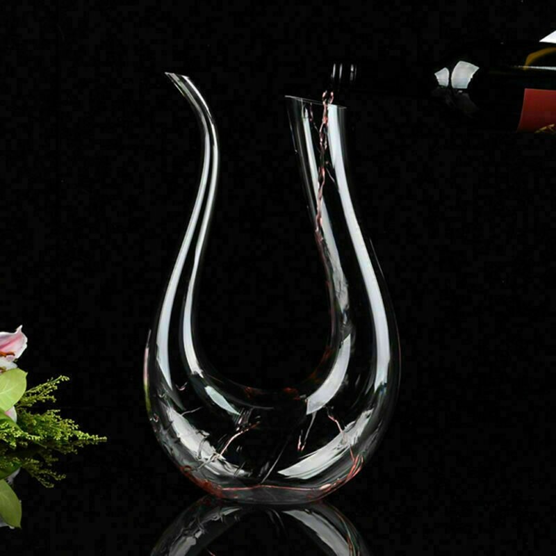 Crystal U-shaped 1500ml Wine Decanter Metrolina Premiere Solutions