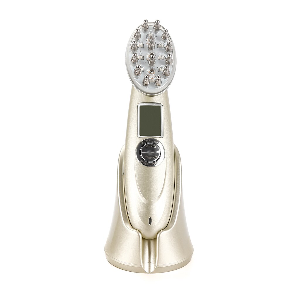 Electric Laser Hair Growth Comb Infrared EMS RF Vibration Massager Microcurrent Hair Care Hair Loss Treatment Hair Regrowth Metrolina Premiere Solutions