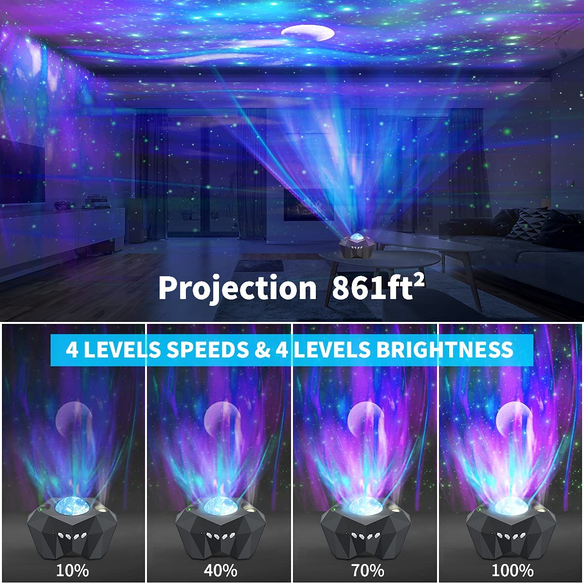 Northern Lights Star Projector Metrolina Premiere Solutions