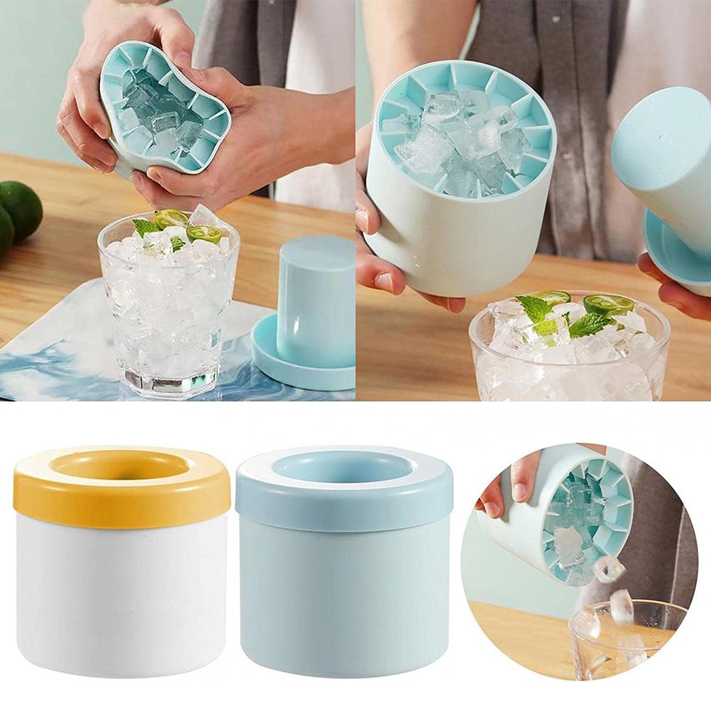 Silicone Cylinder Portable Ice Maker Bucket Metrolina Premiere Solutions