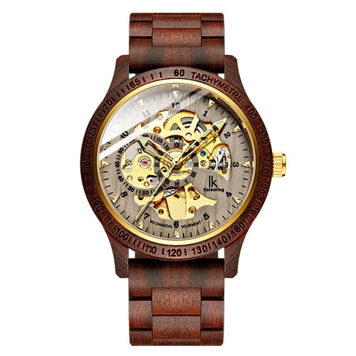 Classic Wooden Men's Mechanical Watch Metrolina Premiere Solutions